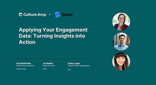 Applying Your Engagement Data: Turning Insights into Action