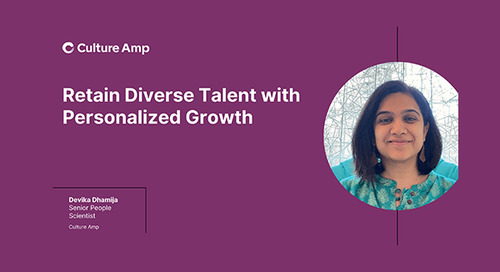 Retain diverse talent with personalized growth