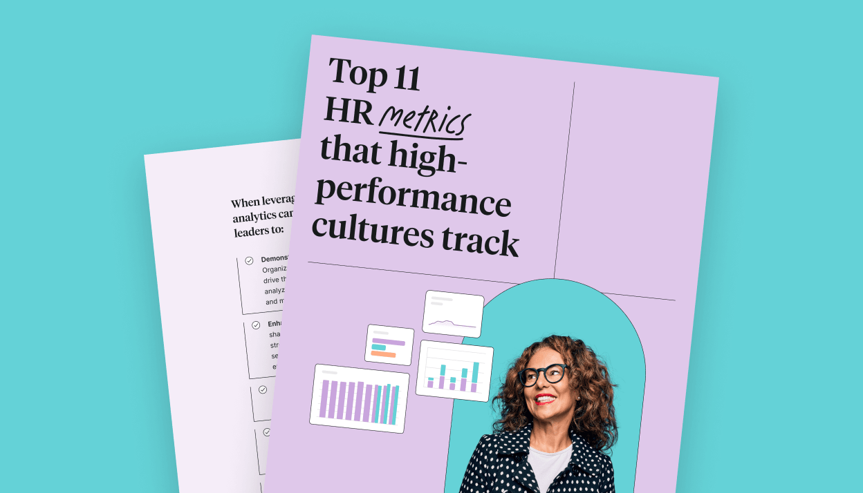 Top 11 HR metrics that high-performance cultures track