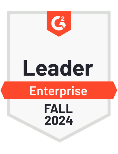 Enterprise leader - Fall 2024 - G2 badge