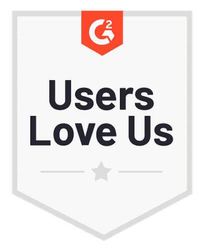Users love us - G2 badge